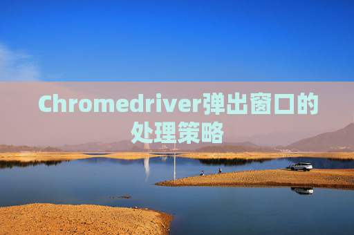 Chromedriver弹出窗口的处理策略